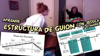 📚Aprende ESTRUCTURA DE GUION con Jessica y su madre