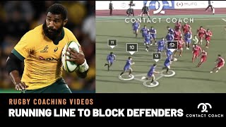 Rugby Coaching: Running Lines to Create Space = TRY