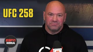Dana White previews UFC 258, talks Jon Jones’ next fight | ESPN MMA