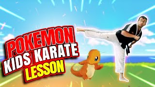 10 Min Pokemon Karate Lesson For Kids At Home | Dojo Go (Week 17)