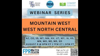 Mountain West and West North Central Webinar | FuturePedsRes Webinar Series | #PedsMatch2024
