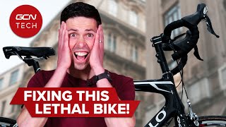 Fixing Up The Cheapest Pinarello We Could Find!