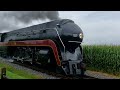 n u0026w 611 steam locomotive at strasburg rail road lancaster pa august 2021