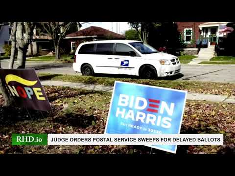 Judge Orders Postal Service Sweeps For Delayed Ballots - YouTube