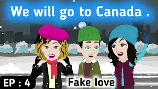 Fake love part 4 | English story | Learn English | Love story | English animation | Sunshine English