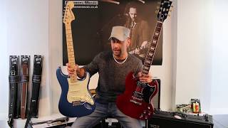 Humbucker Vs Single Coil Pick Ups! Rafa Raposo shows us the difference - Rimmers Music