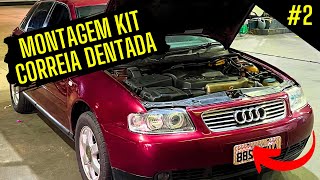 MONTAGEM KIT DE CORREIA DENTADA AUDI A3 1.8 TURBO 20v 180Cv + LIGANDO O CARRO!!! PARTE 2: #MONTAGEM