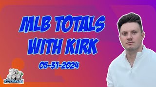 Free MLB Over/Under Predictions Today 5/31/24 MLB Picks | Cashing Props with Kirk