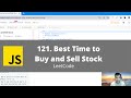 121. Best Time to Buy and Sell Stock - LeetCode Javascript