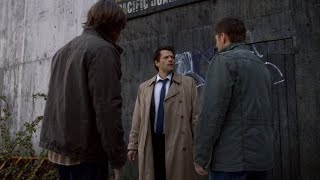 Castiel transporta a los Winchester hasta el Salón Verde | Supernatural 5x18-Latino