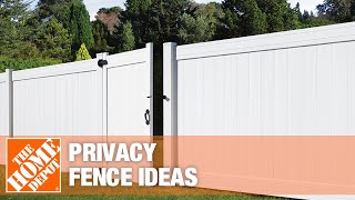 Privacy Fence Ideas | The Home Depot