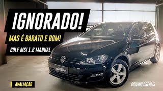 O IGNORADO! Vw Golf 1.6 MSI Manual 2016 Avaliação. Carro bom e barato! -  194