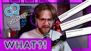 Was stimmt mit Gute Frage nicht? - react auf @tim0cy