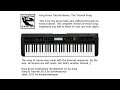 🎹 Korg Kross Tutorial Bonus: The Song