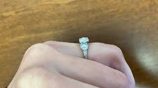 1.33ct Platinum Diamond Ring. Circa 1925 - Bernex Ring - Hand Video