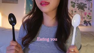 ASMR 흑백 이팅유 🥄 야무지게 냠냠 퍼먹어줄게요 eating you