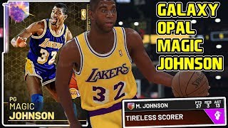 GALAXY OPAL MAGIC JOHNSON GAMEPLAY! THE BEST PG OF ALL TIME! NBA 2k19 MyTEAM