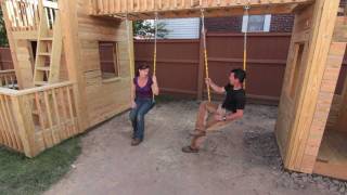 How to build a serious backyard wood playset!