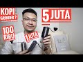 KOPI GRINDER 100 RIBU vs 1 JUTA vs 5 JUTA ! LATINA TIMEMORE COMANDANTE REVIEW !