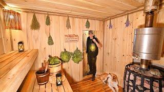 Bu Yıl Ormanda İlk Sıcak Sauna | Yeni Kütük Evime Beton Temel Yapıyorum.