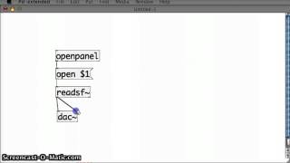 Pure Data Tutorial 11 - Opening a external sound file using a dialog box from PD