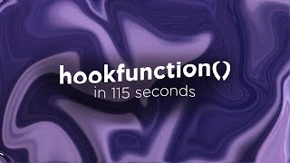hookfunction() in 115 seconds