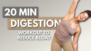 20 Min Workout for Bloating and Digestion (Low Impact)