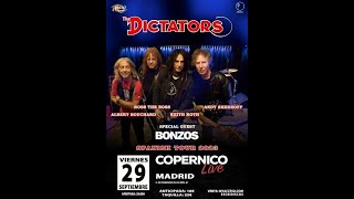 The Dictators, a night live in Madrid, full show 29/9/2023