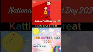 Girl Child Day 2023#national#girl#child day