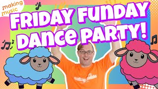 🐑 Friday Funday Dance Party! | Baa Mmm Baa – Fun Kids’ Dance Song \u0026 Movement 🎶