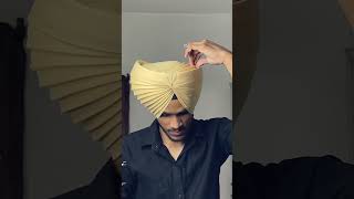 Navi turban king | new trick✅ #tutorial #shortvideo #punjabisong #shorts