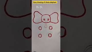 drawing of chota elephant 😝🐘🐘#shorts #ytshorts #elephant