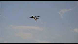 InterSky DHC-8 Takeoff Flughafen Graz | OE-LSB