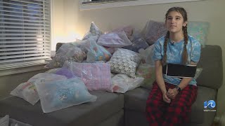 Suffolk duo continue making pillows for kids at CHKD