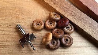 Making Wood Wheels with Toy Wheel Cutter from Carbatec / Carbitool
