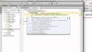 Building a Website with AngularJS - Routes and Partials