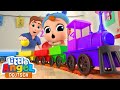 Der Farben-Zug | Kinderlieder und Cartoons | Little Angel | Moonbug Kids Deutsch