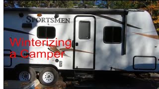 Winterizing a camper