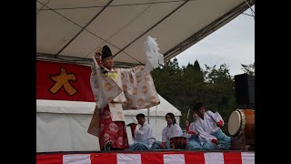 令和６年　うめ秋大祭　御旅所着輿祭　御着きの舞　宇目神楽保存会