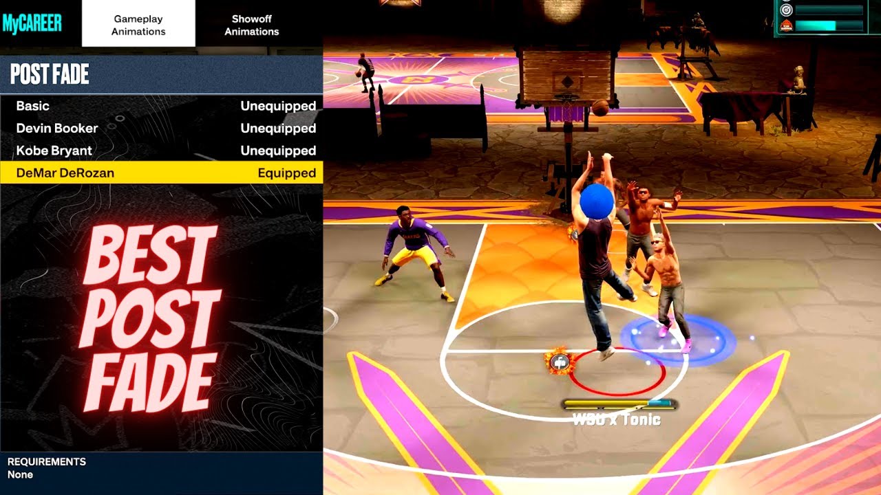 BEST POST FADE NBA 2K23! - YouTube