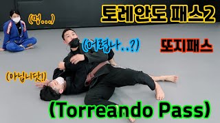 [주짓수 기술] 토레안도 패스2 / 또지패스 Torreando Pass