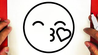 كيف ترسم ايموجي كيوت وسهل خطوة بخطوة / رسم سهل / تعليم الرسم للمبتدئين || Cute emoji drawing
