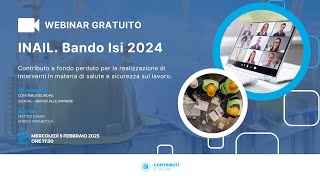 INAIL. Bando Isi 2024