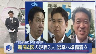 【衆院選｜新潟4区】現職3人の立候補いる第4区－各議員も準備着々【新潟】スーパーJにいがた9月30日OA