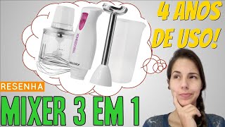 RESENHA Mixer Mallory Trikxer 3 em 1 300w