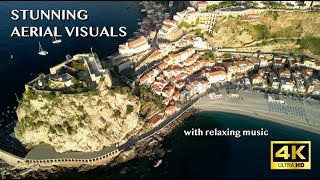 Stunning Aerial Video in 4K UHD with Relaxing Music - Live Streaming