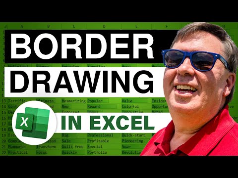 Excel – How To Create Custom Borders In Excel – Episode 1211.130