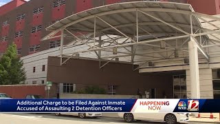Inmate accused of assaulting two Forsyth Co. detention officers to be charged