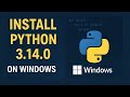 How to Install Python 3.14.0 on Windows 10/11 [2025 Update] | Latest Python Installation