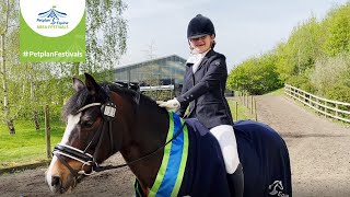 Petplan Equine Winter Area Festival Novice Bronze U21 Champion - Imogen Casely and Parvadean Estelle